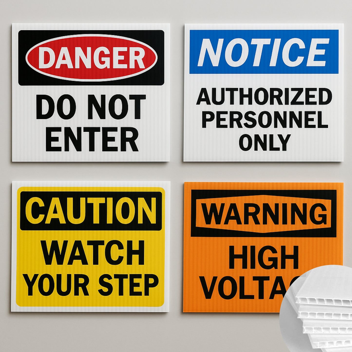 Corrugated Plastic Signs